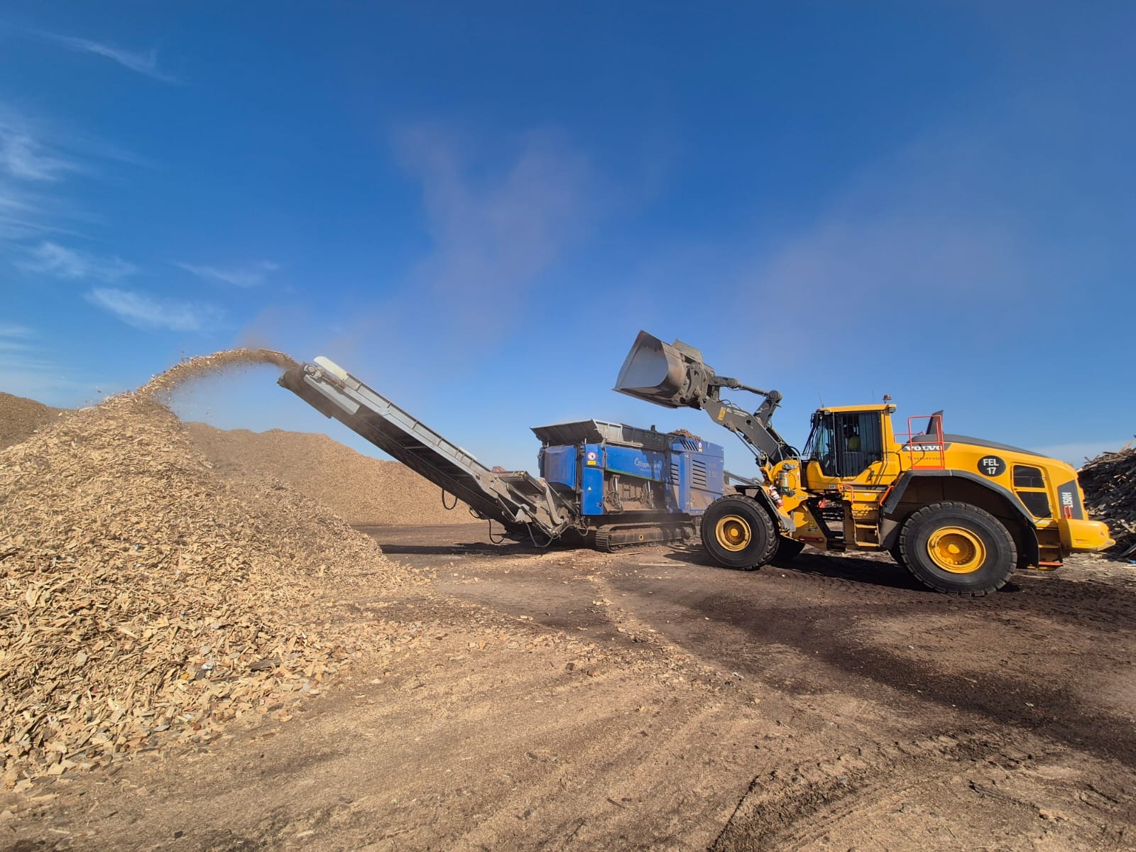 Z50 processing timber waste